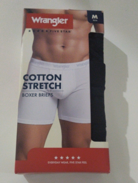 Wrangler Other - Wrangler Cotton Stretch Boxer Briefs - White Size M 32-34